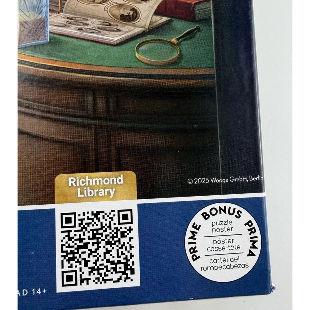 NEW Wooga GmbH,Berlin 2000Pc Jigsaw Puzzle June's Journey Richmond Library NIB